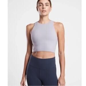 Athleta Conscious Crop Padded Bra Top